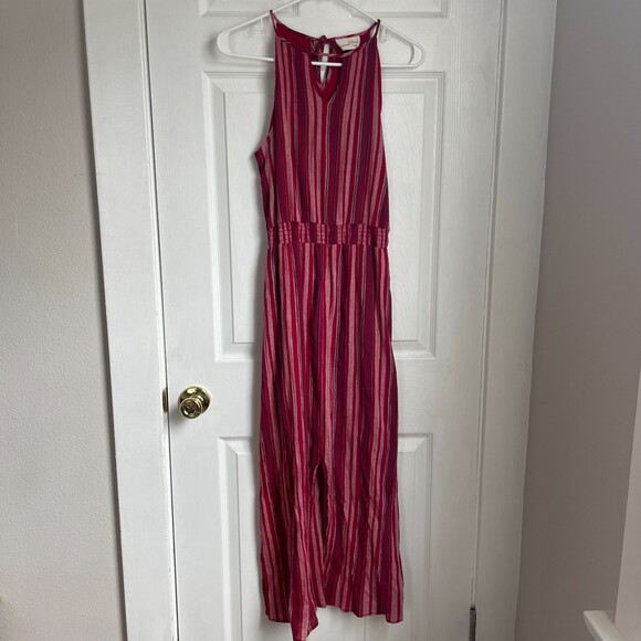 Universal Thread red and pink striped maxi dress - Picture 1 of 9